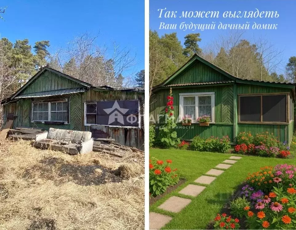 Дом в Иркутская область, Усолье-Сибирское Сирень СНТ, 87 (30 м) - Фото 0
