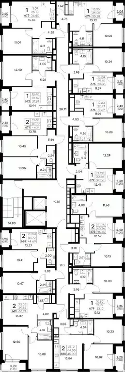 1-к кв. Владимирская область, Владимир Глоракс Октябрьский жилой ... - Фото 2