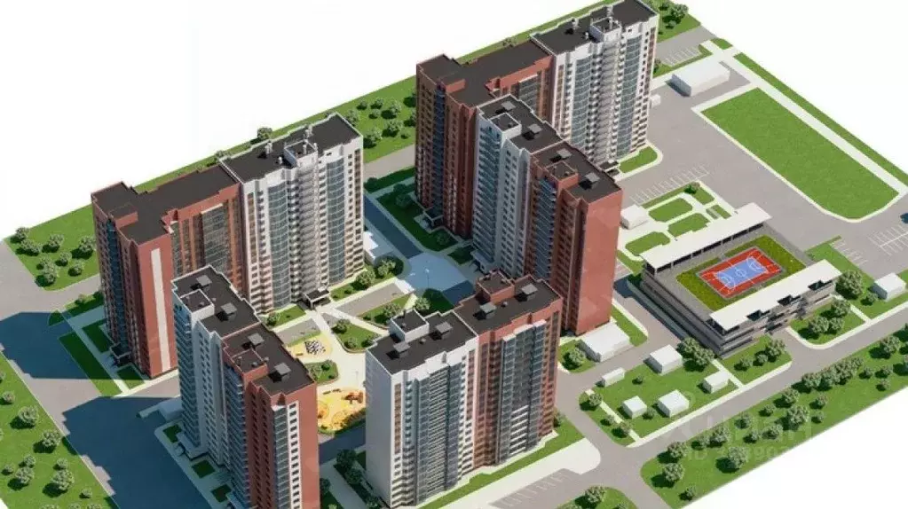 2-к кв. Воронежская область, Воронеж Крымская ул., 3/1 (46.6 м) - Фото 1