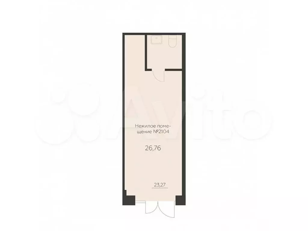 Продам помещение свободного назначения, 26.76 м - Фото 0