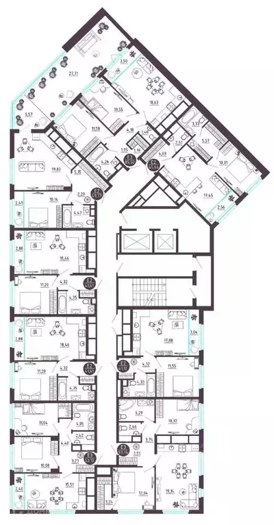 1-к кв. Рязанская область, Рязань Московское ш. (49.77 м) - Фото 2