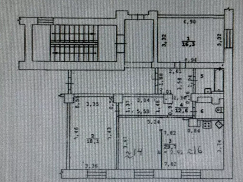 3-к кв. Свердловская область, Екатеринбург ул. Титова, 17 (83.9 м) - Фото 1