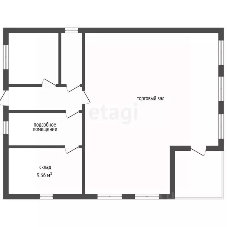 Торговая площадь в Мордовия, с. Старое Шайгово ул. Рабочая, 11 (53 м) - Фото 2