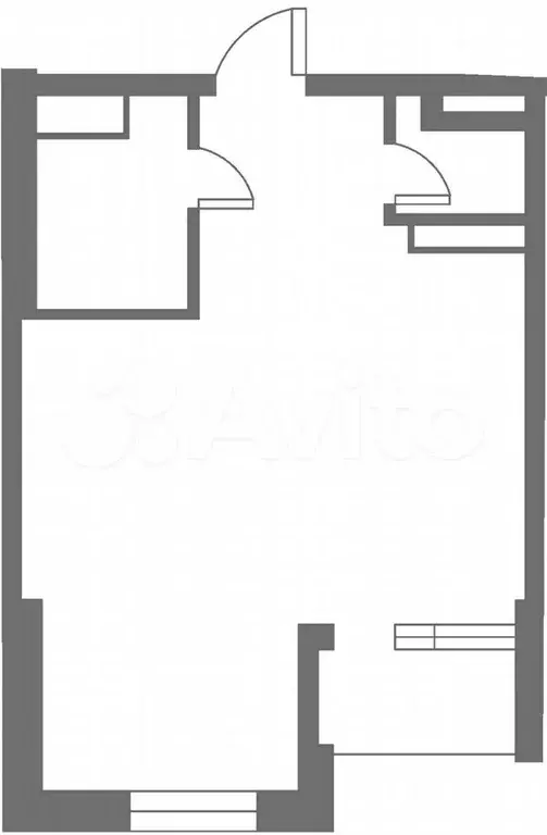 Квартира-студия, 45,3 м, 8/13 эт. - Фото 0