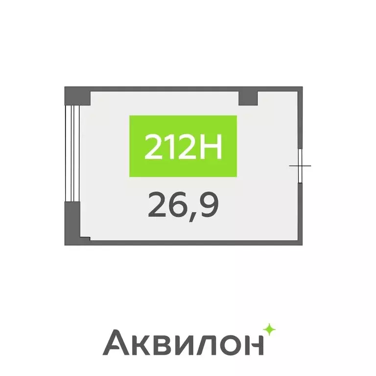 Помещение свободного назначения (26.9 м) - Фото 1