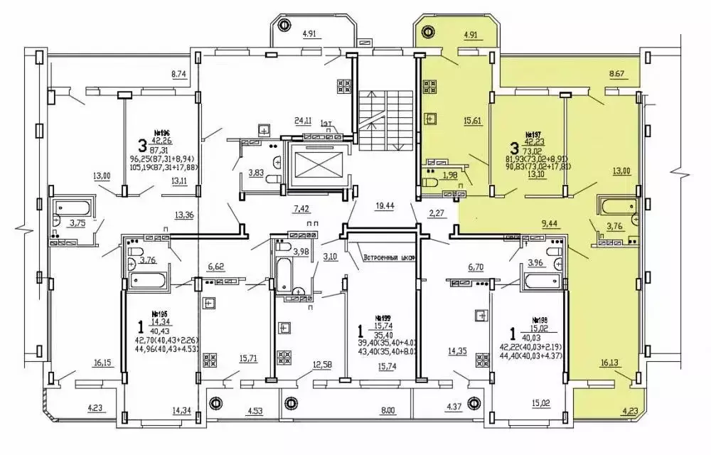 Продаётся 1-к квартира, 45.16 м - Фото 1