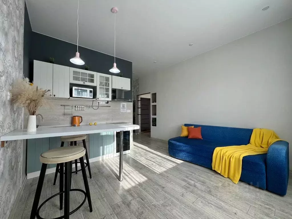 1-к кв. Сахалинская область, Южно-Сахалинск Больничная ул., 2к1 (37.0 ... - Фото 1