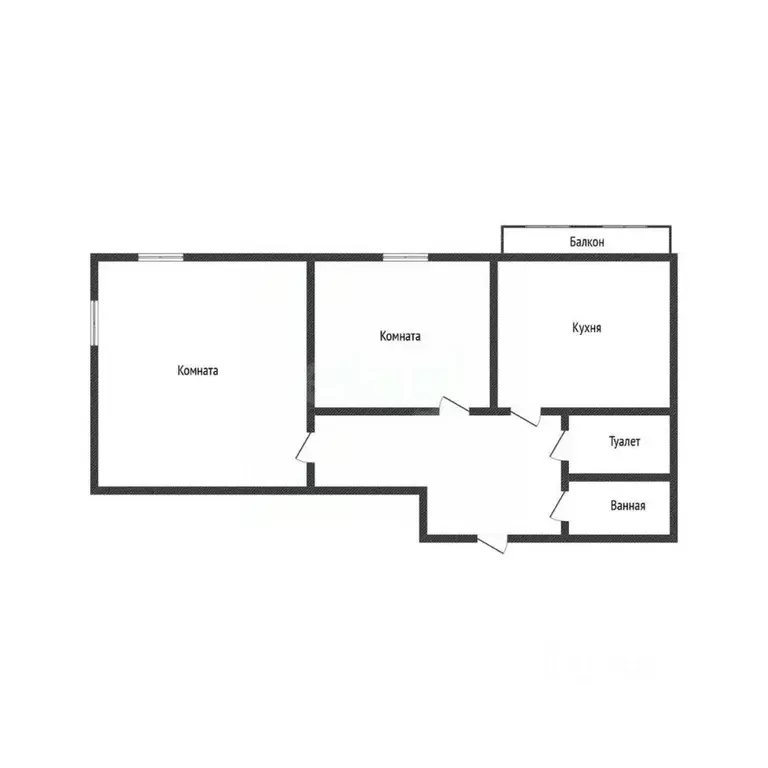 2-к кв. Белгородская область, Строитель Яковлевский городской округ, ... - Фото 2