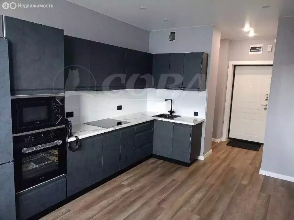 1-комнатная квартира: Тюмень, микрорайон Зарека, улица Лермонтова, 6 ... - Фото 2