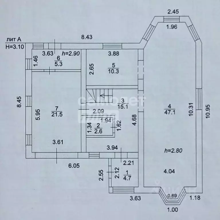 Дом в Башкортостан, Кумертау ул. Мусы Джалиля, 16 (195 м) - Фото 2