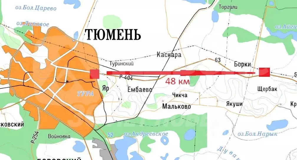 Участок в Тюменская область, Тюменский район, с. Щербак  (6.23 сот.) - Фото 2