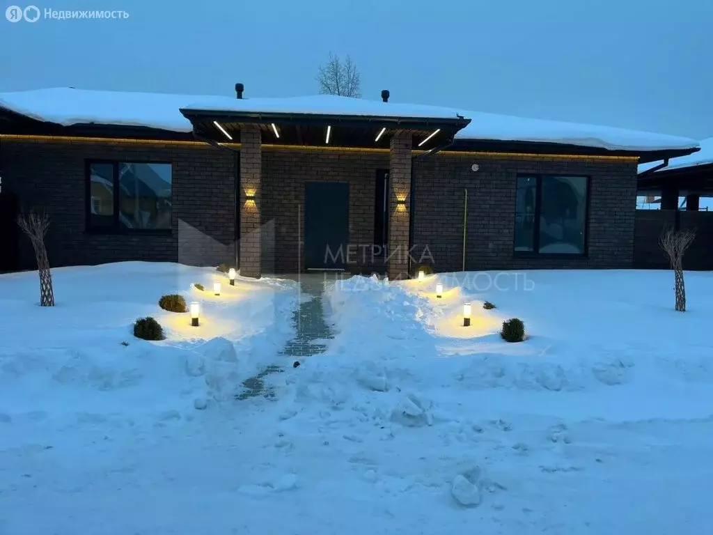 Дом в Тюменский район, деревня Решетникова (121.7 м) - Фото 1