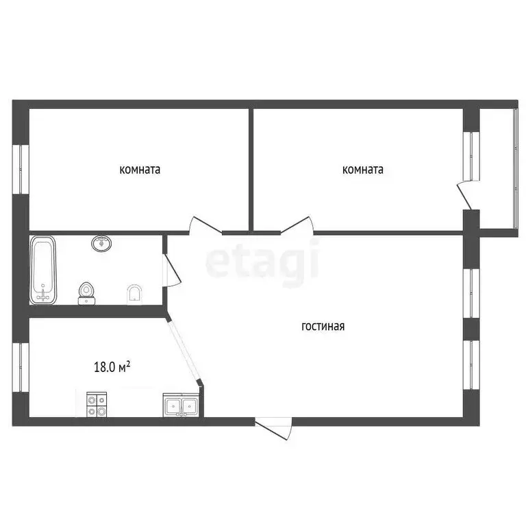 3-комнатная квартира: Тамбов, Октябрьская улица, 11А (101.4 м) - Фото 0