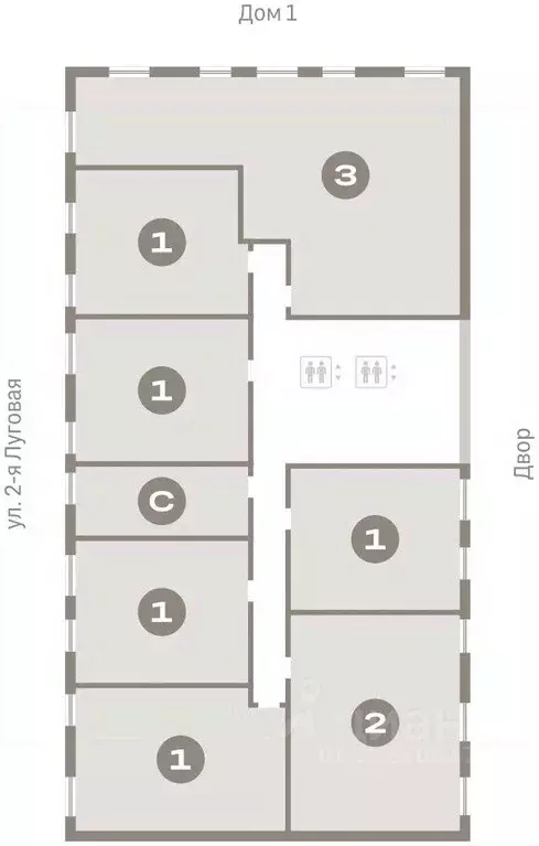 1-к кв. Тюменская область, Тюмень Мысовская ул., 26к2 (50.47 м) - Фото 1