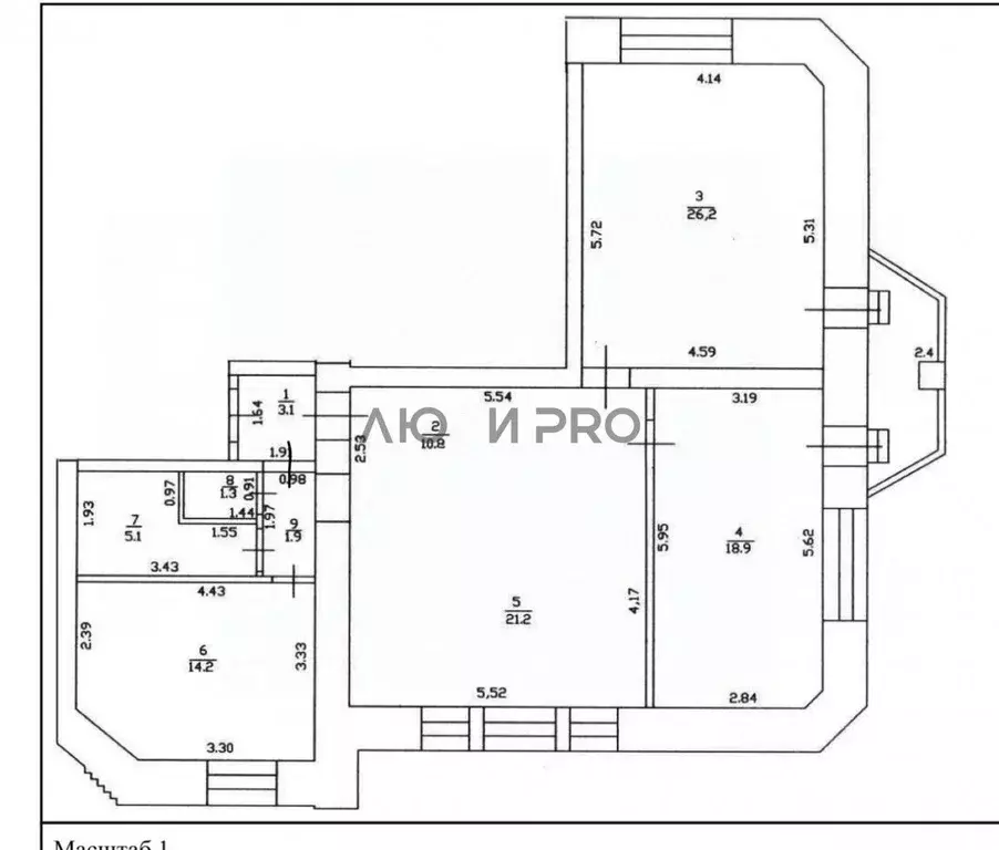 3-к кв. Кировская область, Киров ул. Молодой Гвардии, 46 (102.0 м) - Фото 1