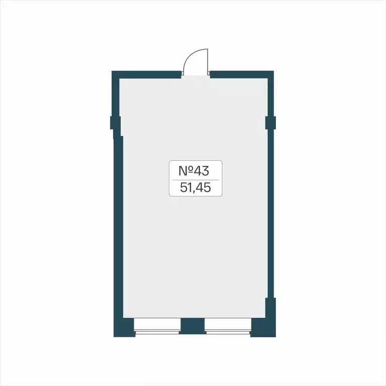 Помещение свободного назначения (51.45 м) - Фото 2