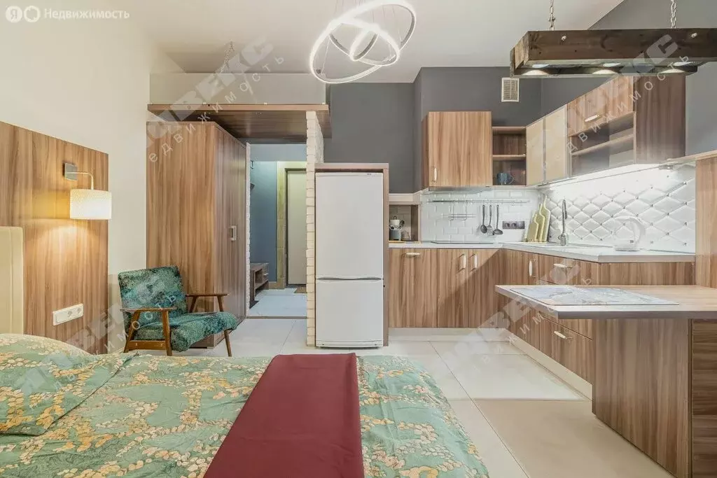 Квартира-студия: Санкт-Петербург, проспект Авиаконструкторов, 61 (23 ... - Фото 2