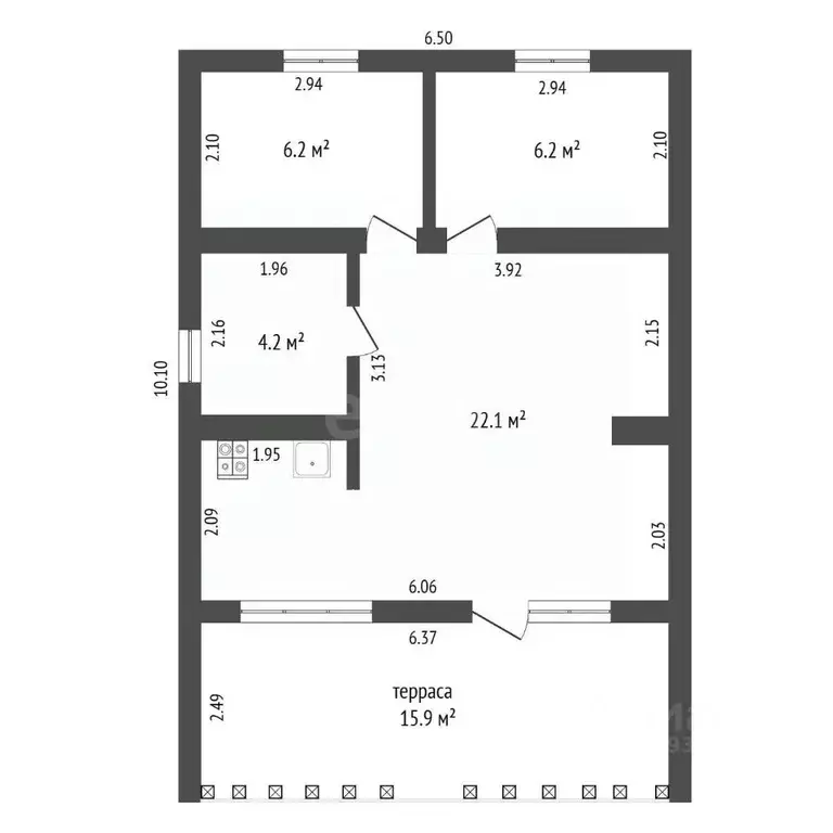 Дом в Тюменская область, Тюмень Садовое товарищество Липовый остров, ... - Фото 2