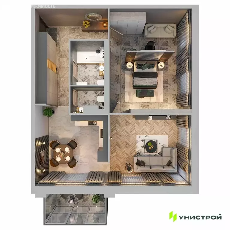 2-комнатная квартира: Санкт-Петербург, Сестрорецк, Авиационная улица, ... - Фото 1