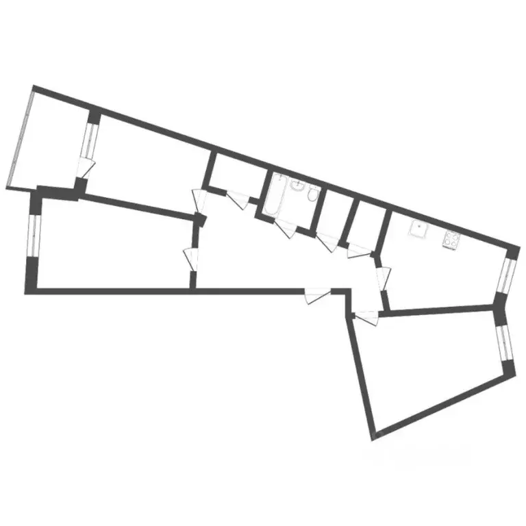 3-к кв. Тюменская область, Тюмень ул. Федюнинского, 7к1 (112.0 м) - Фото 2