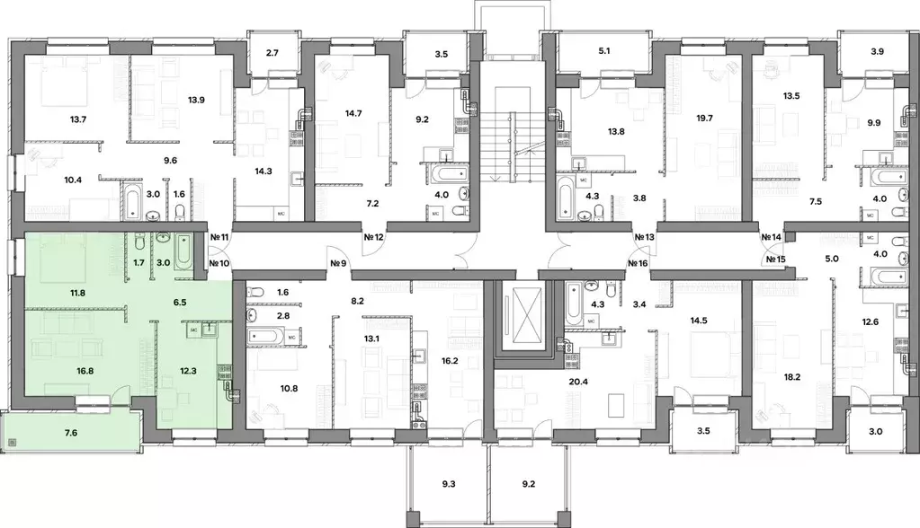 2-к кв. Ярославская область, Ярославль ул. Шевелюха, 124А (59.7 м) - Фото 2