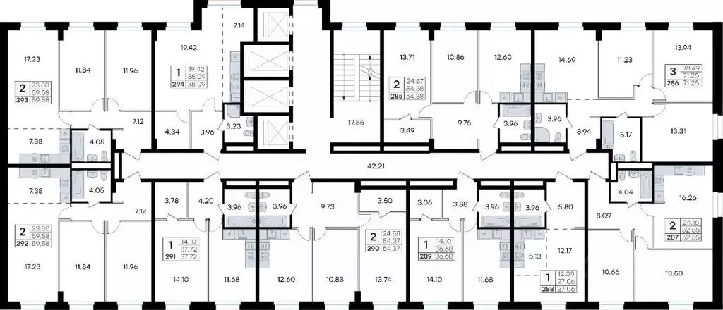 2-к кв. Приморский край, Владивосток ул. Тухачевского (59.58 м) - Фото 2