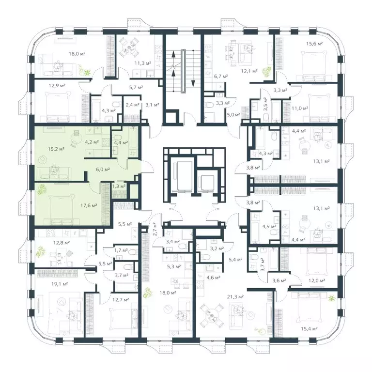 2-к кв. Приморский край, Владивосток Дом на Востоке жилой комплекс, ... - Фото 2