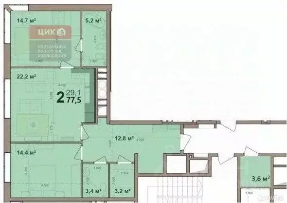 2-к кв. Рязанская область, Рязань Московский р-н, проезд 4-й ... - Фото 1