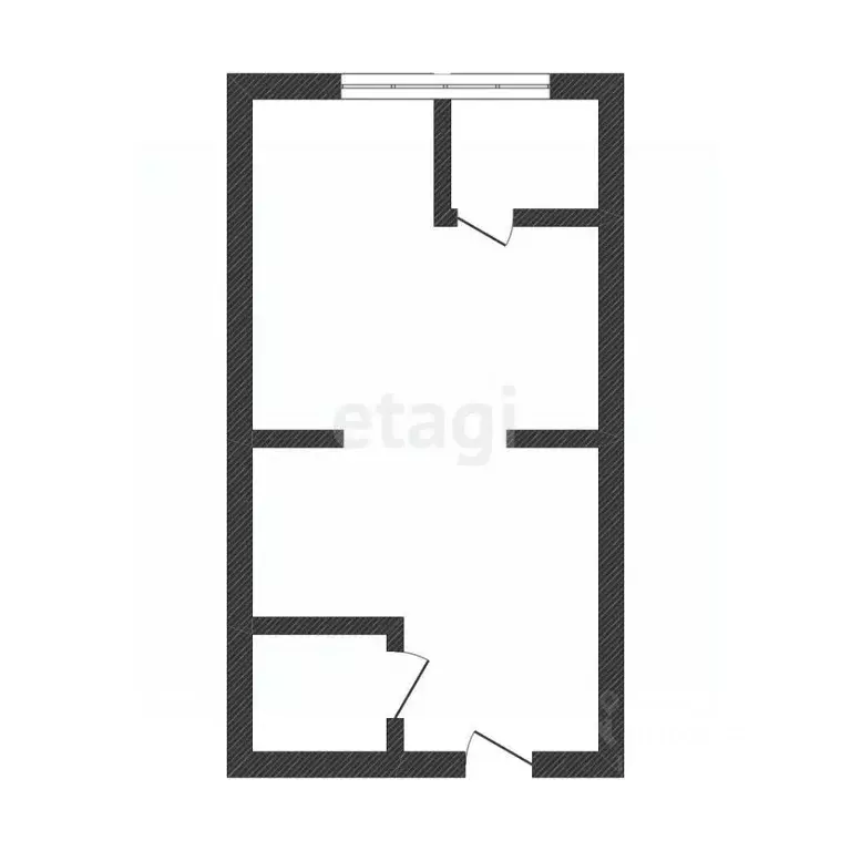 Студия Приморский край, Владивосток Стрелковая ул., 18к1 (24.4 м) - Фото 1
