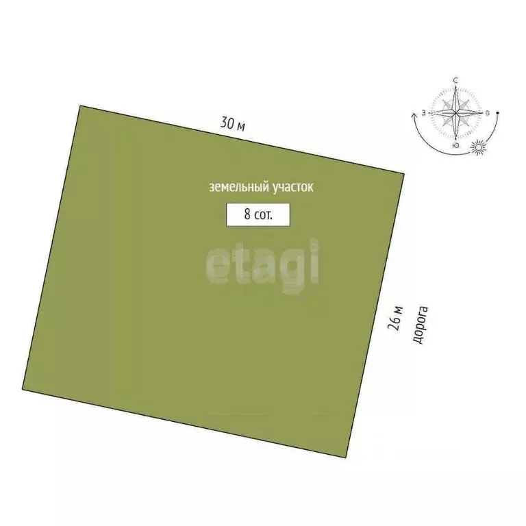 Участок в Крым, Евпатория уч1 (6.0 сот.) - Фото 2