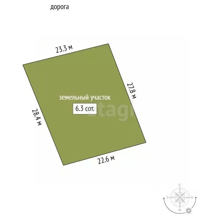 Участок в Крым, Ленинский район, с. Калиновка ул. Абденановой (6.31 ... - Фото 2