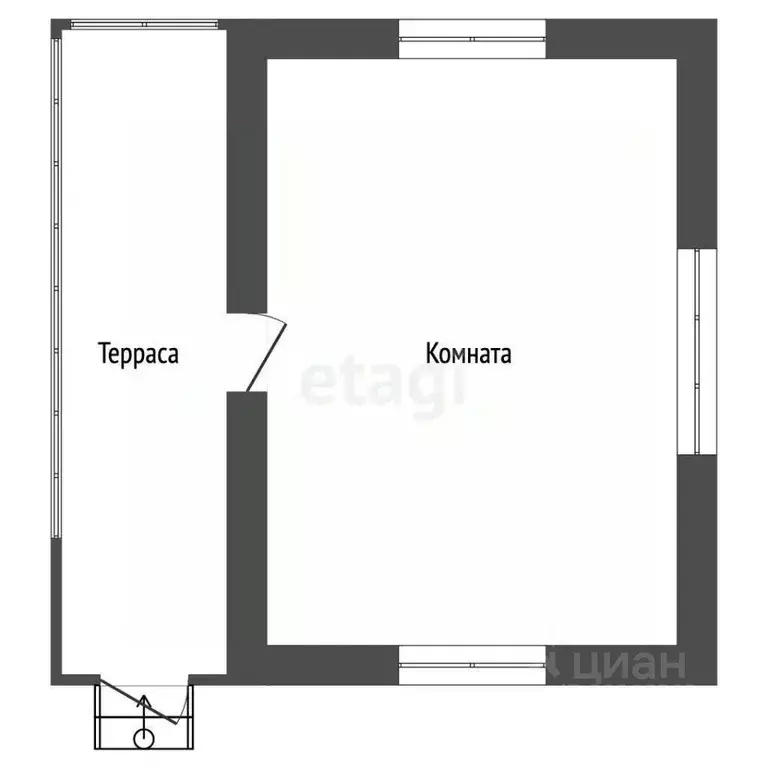 Дом в Московская область, Клин городской округ, Елочка СНТ 104 (36 м) - Фото 2