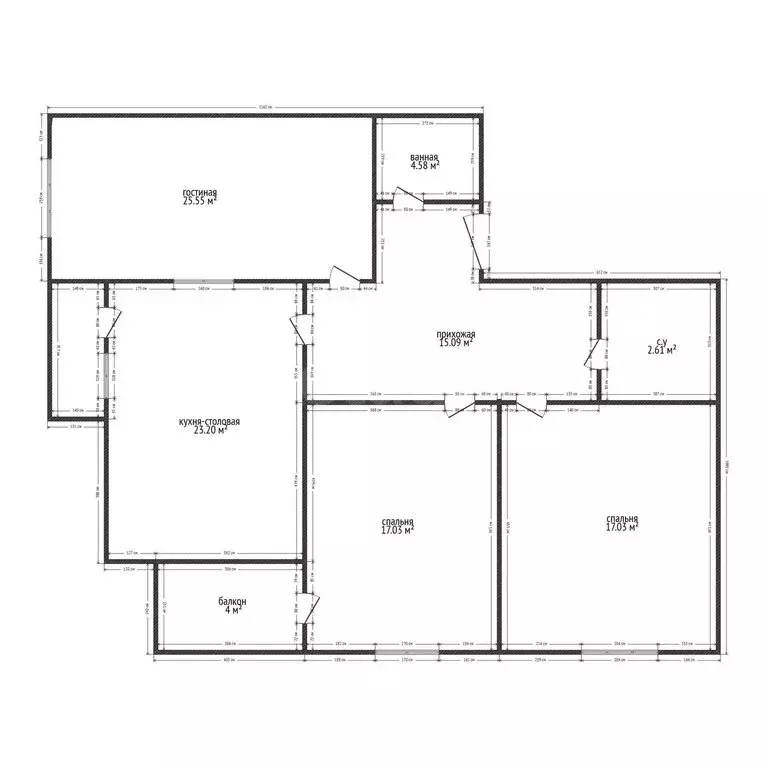3-комнатная квартира: Махачкала, улица Юсупова, 34 (115 м) - Фото 1