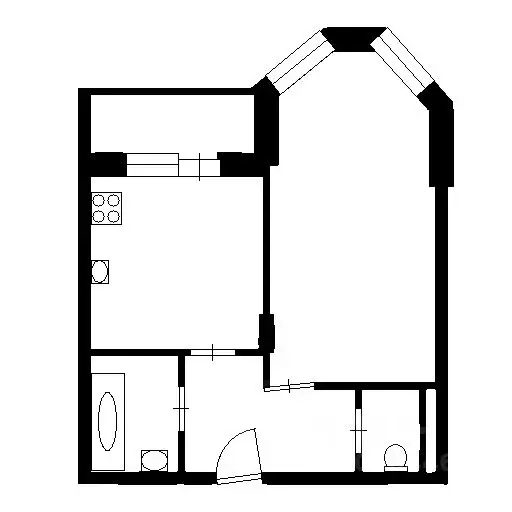 1-к кв. Башкортостан, Уфа ул. Генерала Кусимова, 15/2 (34.0 м) - Фото 1