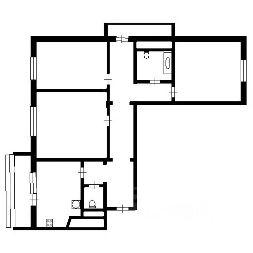 3-к кв. Москва Волгоградский просп., 96К2 (76.0 м) - Фото 2