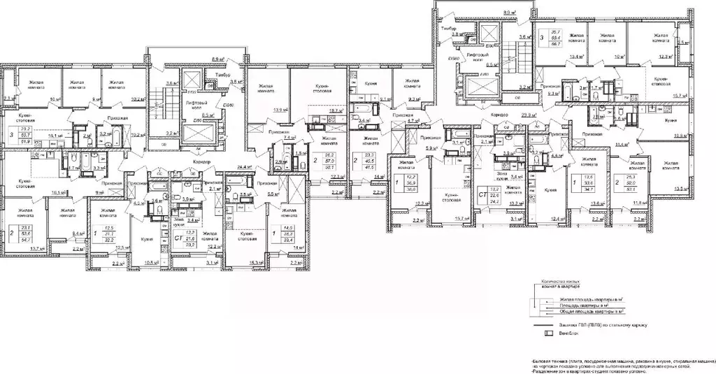 2-к кв. Нижегородская область, Нижний Новгород Кузнечиха Город жилой ... - Фото 2