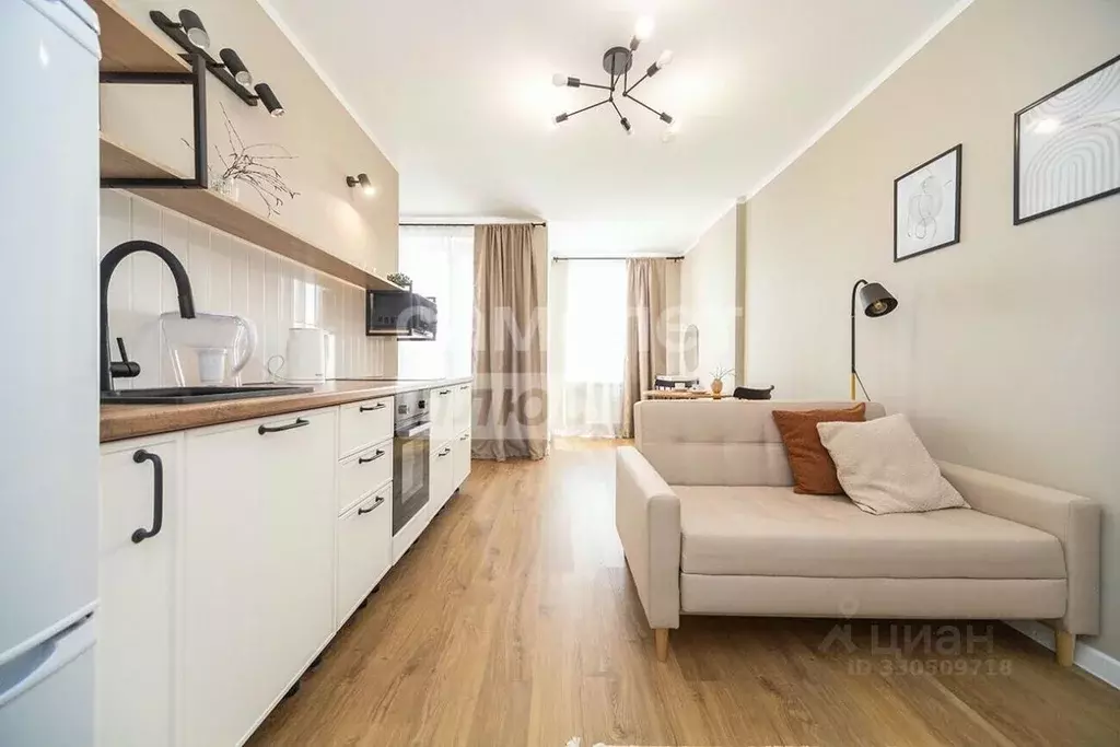Студия Пермский край, Пермь Полевая ул., 10 (30.4 м) - Фото 2
