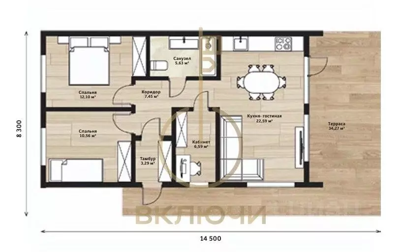 Дом в Новосибирская область, Мошковский район, с. Новомошковское ул. ... - Фото 1