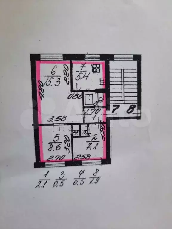 3-к. квартира, 41,5 м, 5/6 эт. - Фото 0