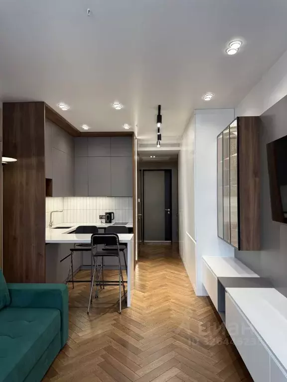 Студия Москва ул. Даниловский Вал, 1А (35.0 м) - Фото 1