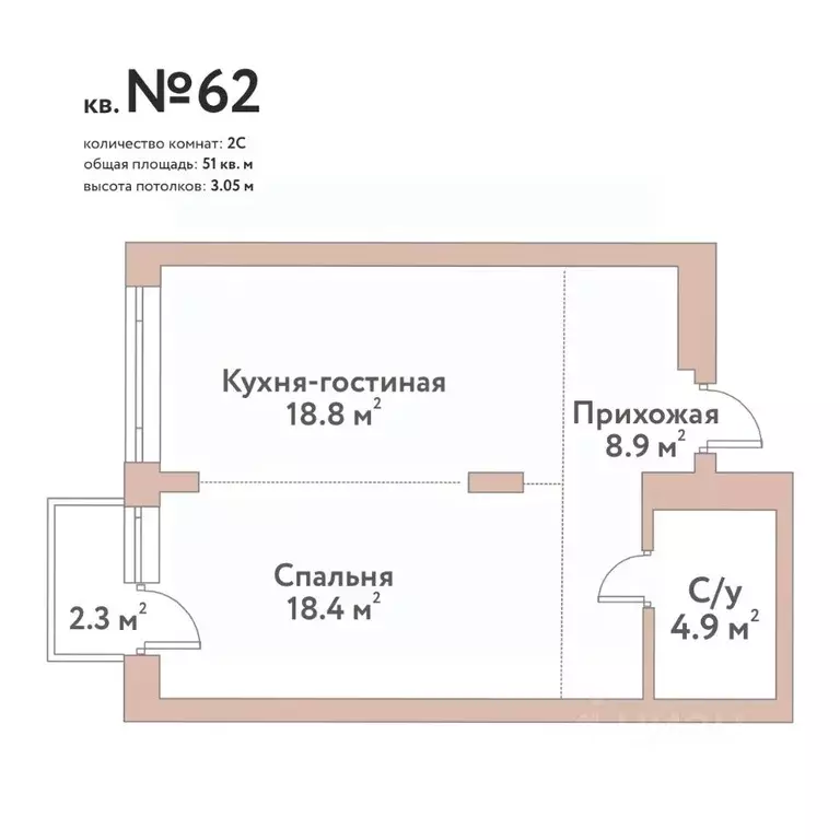 2-к кв. Новосибирская область, Новосибирск Флора и Фауна жилой ... - Фото 0
