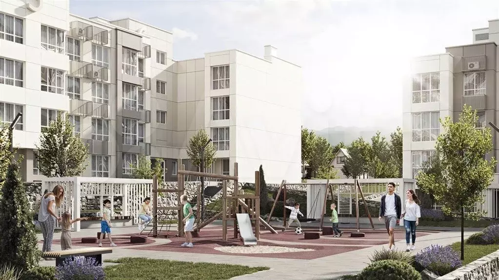 1-к. квартира, 32,8 м, 1/4 эт. - Фото 1