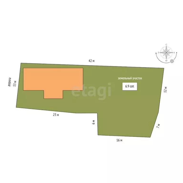 Дом в Омск, 5-я Кировская улица (106.9 м) - Фото 0