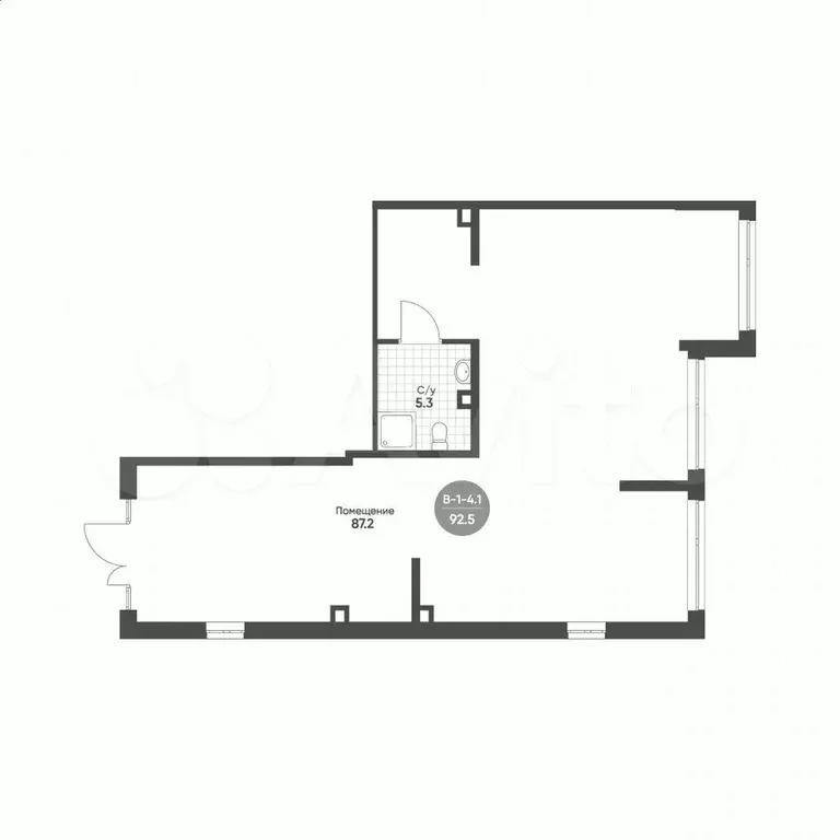 Продам помещение свободного назначения, 92.5 м - Фото 1