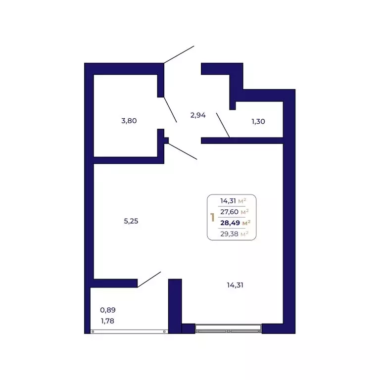 1-комнатная квартира: Уфа, жилой район Затон-Восточный, ЖК Паруса ... - Фото 0