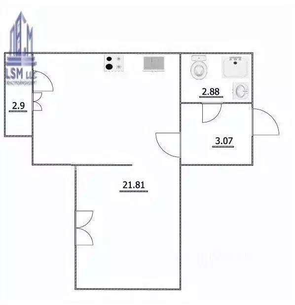 Студия Ленинградская область, Всеволожский район, Заневское городское ... - Фото 2