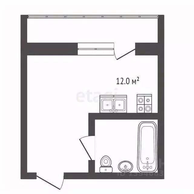 Студия Крым, Ялта муниципальный округ, Симеиз пгт ул. Михаила Баранова ... - Фото 2