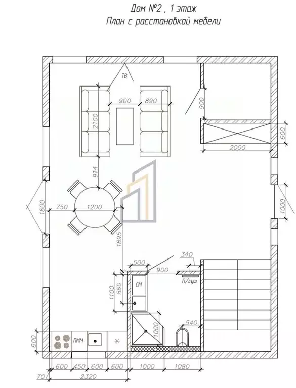 Дом в Крым, Симферополь ул. Севастопольская, 43 (120 м) - Фото 2