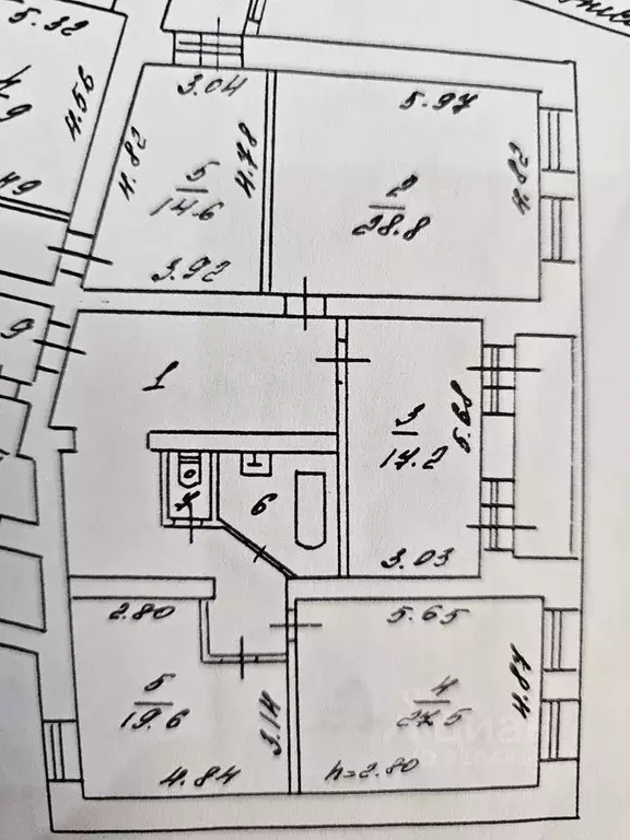 3-к кв. Томская область, Томск ул. Войкова, 3 (125.0 м) - Фото 0