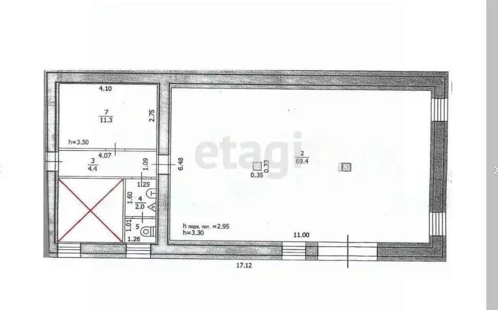 Помещение свободного назначения в Костромская область, Кострома ул. ... - Фото 2